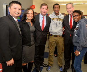 -Roxbury, MA, November 18, 2015-Scholar Athletes officially opened its new headquarters at 57 Magazine St. in Roxbury, MA today.Photo by Cindy M. Loo